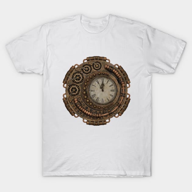 Steampunk - Clock T-Shirt by Kudostees